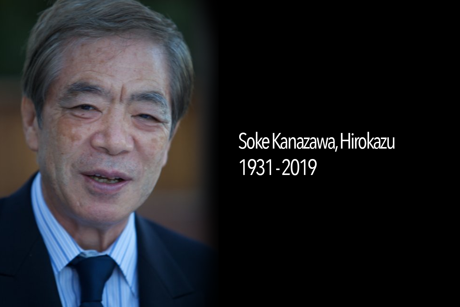 Soke Hirokazu Kanazawa 1931-2019