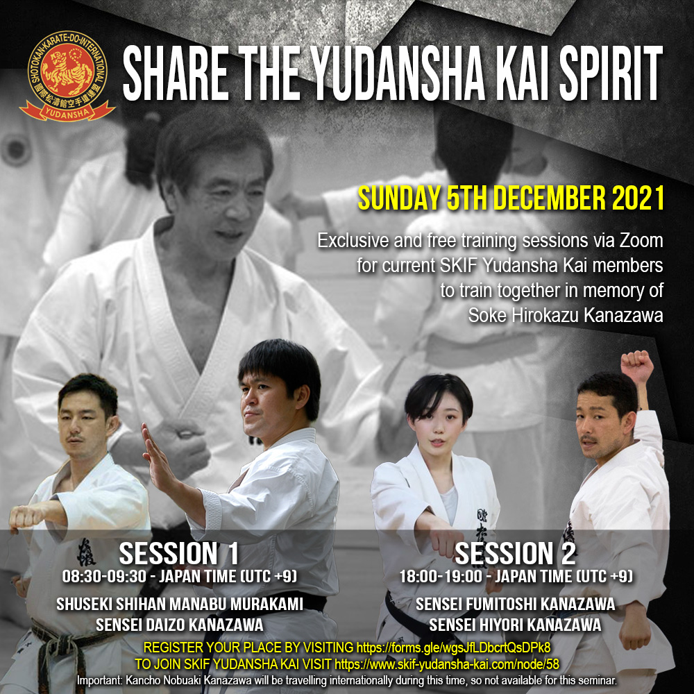 Share the Spirit of Yudansha Kai Seminar