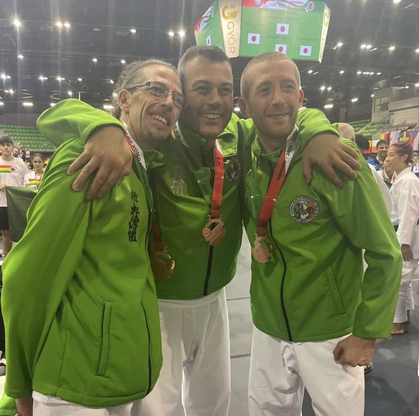 Bronze for Men Masters Team Kumite at World Championships