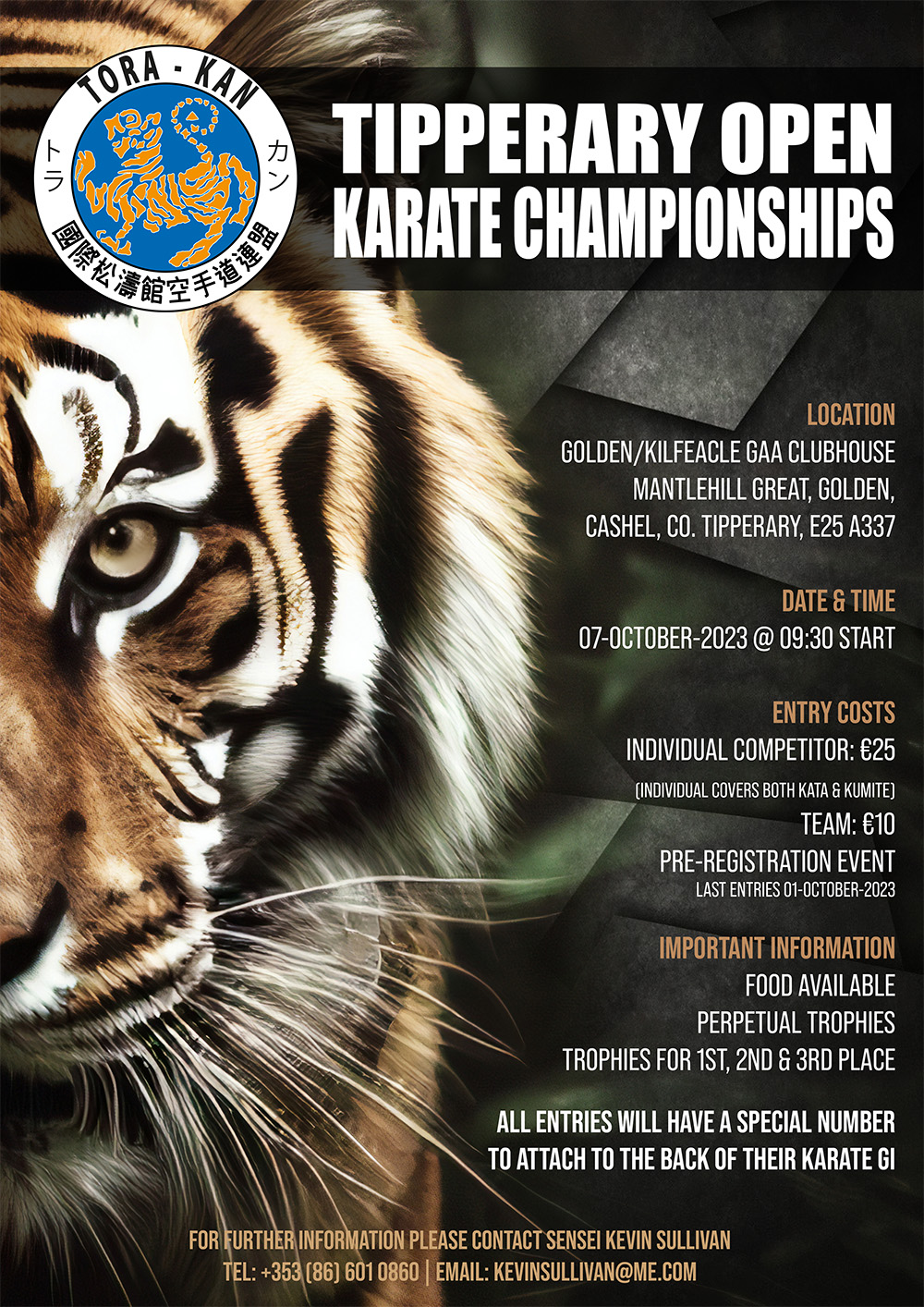 Tora Kan Tipperary Open Karate Championships